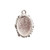 Bezel - Pendant: Oval Mini Ornate Single Loop by Nunn Design | 1 Each