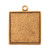 Bezel - Pendant: Square Double Sided Single Loop by Nunn Design | 1 Each *Discontinued*