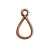 Open Pendant Small Drop Single Loop by Nunn Design | 1 Each