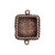 Nunn Design: Ornate Mini Pendant Square Double Loop Bezels | 1 Each *Discontinued*
