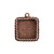 Nunn Design: Ornate Mini Pendant Square Single Loop Bezel | 1 Each *Discontinued*