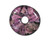 Round 38-40mm Pink Pendant