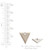 Charms: Itsy Flat Tag Triangle Metal Stamping Blank by Nunn Design | 1 Each