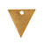 Charms: Itsy Flat Tag Triangle Metal Stamping Blank by Nunn Design | 1 Each