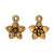Charms: Drop, Star Jasmine by TierraCast | Pk of 2