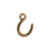 Charms: Drop, Horseshoe by TierraCast | Pk of 2