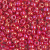 Round Seed Bead by Miyuki - #408-R Red Opaque Rainbow