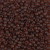 Round Seed Bead by Miyuki - #134-F Dark Topaz Transparent Matte