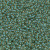 Round Seed Bead by Miyuki - #374 Turquoise / Light Topaz Inside Color Lined Luster