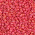 Round Seed Bead by Miyuki - #407-FR Vermillion Red Opaque Rainbow Matte