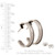 Nunn Earrings: Channel | 1 Pair