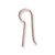 Tierracast Earwires: French Hook Rose Gold Filled w/.53 Inch Blank | Pack of 4 *Discontinued*