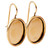 Nunn Earrings: Large Oval | 1 Pair
