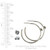 Nunn Earrings: Post Hoop Bitsy Circle | 1 pair