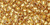 Round Seed Bead by Toho - #701 Clear / 24Kt Gold Inside Color Lined