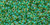 Round Seed Bead by Toho - #0242 Jonquil / Emerald Inside Color Lined Luster
