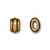 Bead: Deco Barrel 4X2 by TierraCast | Pk of 4