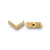 TierraCast Bead: Faceted Chevron | Pk of 4