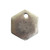 Nunn Design: Flat Tag Mini Hexagon - Single Hole | Pk of 1
