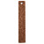Nunn Design: Flat Tag Hammered Long Narrow Single Hole | 1 Each