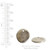 Nunn Design: Primitive Tag Small Circle Single Hole Metal Stamping Blank | 1 Each