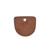 Nunn Design: Flat Tag Mini Half Oval Metal Stamping Blank | 1 Each