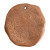 Metal Stamping: Organic Tag Circle Grande Single Hole by Nunn Design | 1 Each