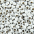 Heavy Metal Round Seed Bead - White