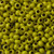 Heavy Metal Round Seed Bead - Yellow