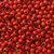 Heavy Metal Round Seed Bead - Orange Bright