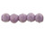 3mm Round - English Cut - #P14415 Lilac Opaque Luster (50pcs)