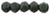 3mm Round - English Cut - #79052 Metallic Suede - Dark Forest (50pcs)