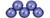 Top Hole Round 6mm - #06B07 Saturated Metallic Ultra Violet