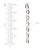 Small Hammered Flat Cable Chain by Nunn Design