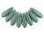 3x10mm Dagger - Metallic Suede Light Green