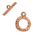 Nunn Design: Small Hammered Toggle Bar & Ring Set | 1 Set