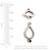 Bezel - Pendant: Drop Small Teardrop Single Loop by Nunn Design | 1 Each