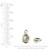Nunn: Organic Bezels Single Loop Mini Drop  | 1 Each