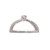 Nunn: Hoop Hammered Small Half Circle Single Loop | 1 Each