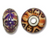 Mirage or Mood Bead - Rosy Posy Puffy Disc