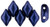 GemDuo - ColorTrends: Saturated Evening Blue Metallic