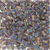 Half Tila Beads - #0135FR Root Beer Transparent Rainbow Matte