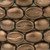 Coffee Bean 11x8mm - Dark Bronze Metallic Satin Finish