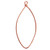Nunn: Wire Frame Large Navette Single Loop | 1 Each