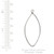 Nunn: Wire Frame Large Navette Single Loop | 1 Each