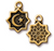 TierraCast Charms: Drop, Moon & Star | Pk of 2 TierraCast Charms: Drop, Moon & Star | Pk of 2