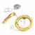 Nunn Ear Post: Open Hammered Small Circle | 1 Pair