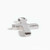 Charms: Tiny Hammered Cross by Nunn Design | 1 Each
