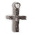 Charms: Tiny Hammered Cross by Nunn Design | 1 Each