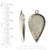 Nunn Design: Grande Pendant Inverted Drop Single Loop | 1 Each